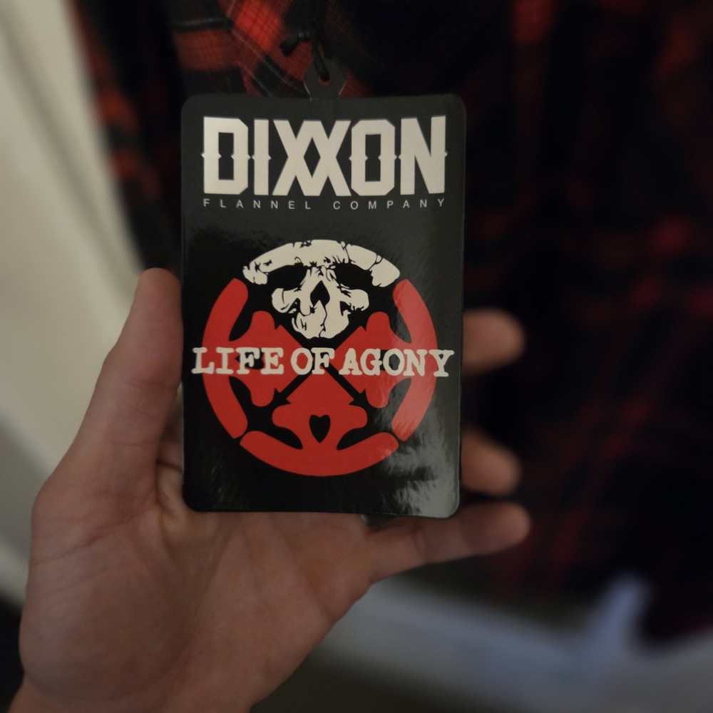 DIXXON Life Of Agony Mens Small Flannel